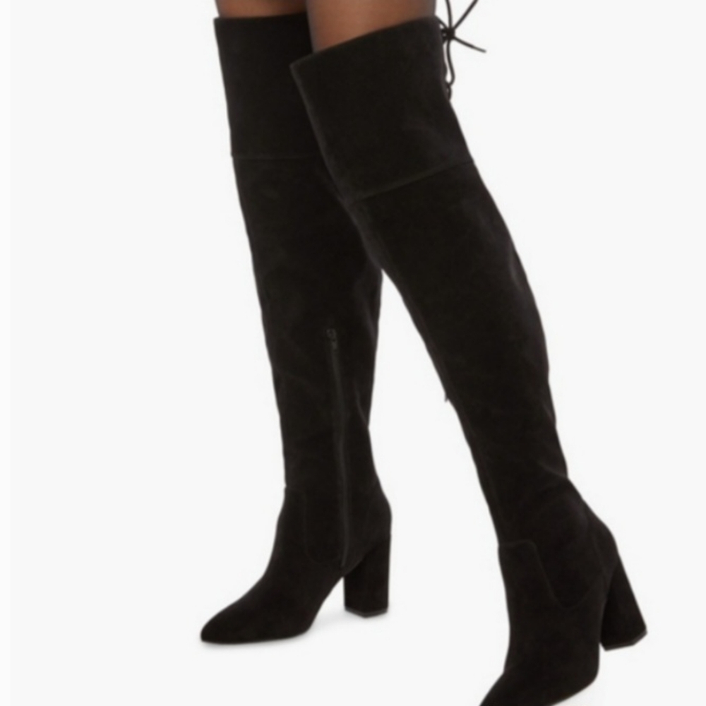 JustFab Aubriana Tie Over-The-Knee Boot
